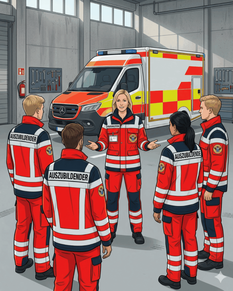 Auszubildende Notfallsanitäter Onboarding