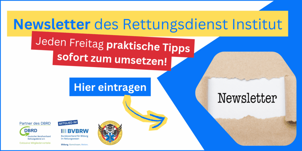 Newsletter Rettungsdienst Institut