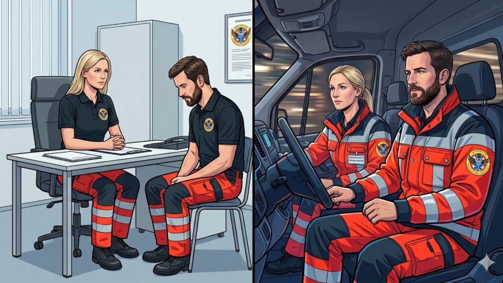 Das Nähe-Distanz-Dilemma im Rettungsdienst: Heute Leitung, morgen Teampartner