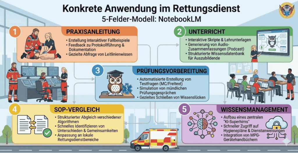 Anwendung im Rettungsdienst NotebookLM